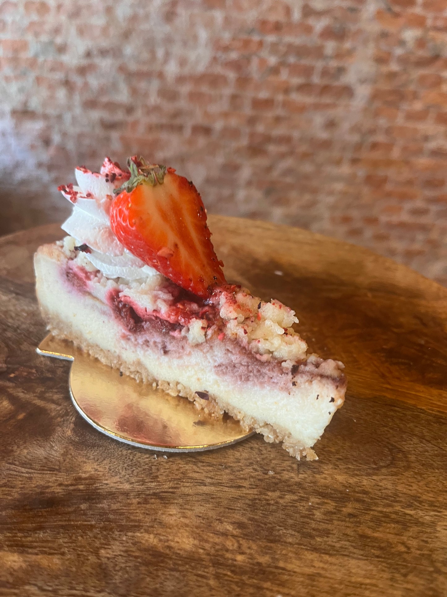 Frambozen cheesecake