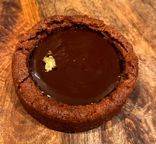 Chocolade karamel koek